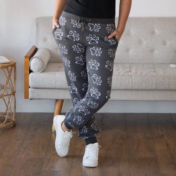 NEW Pawprint Sweatpants Women's 1X - Picture 1 of 3